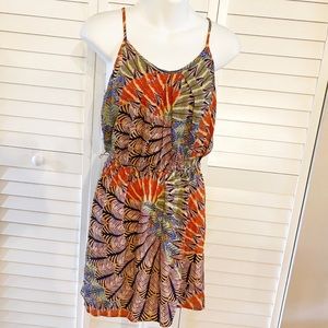 Colorful Spring/SummerSpaghetti strap Sundress Size Small Boho Artsy
